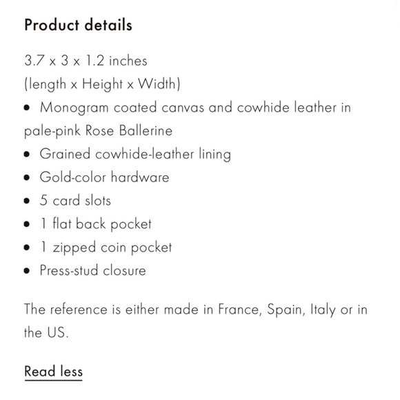 ⚡️FLASH SALE!✨LOUIS VUITTON Monogram Portefeuille Zoe Compact Wallet Pink M62933 - Picture 7 of 12